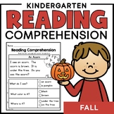 Kindergarten Reading Comprehension Passages - Fall Edition