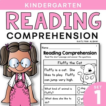 Preview of Kindergarten Reading Comprehension Passages - Set 1