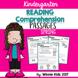 Kindergarten Reading Comprehension Passages - Spring