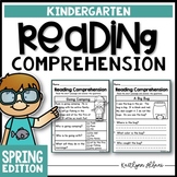 Kindergarten Reading Comprehension Passages - Spring Edition