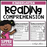 Kindergarten Reading Comprehension Passages - Summer Edition