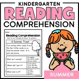 Kindergarten Reading Comprehension Passages - Summer Edition