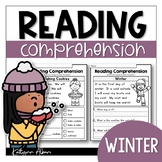 Kindergarten Reading Comprehension Passages - WINTER [ Beginner ]