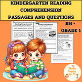 Kindergarten Reading Comprehension Passages and Questions 