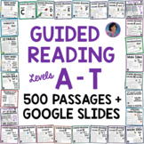 K - 4th Grade Guided Reading Comprehension Passages with Q