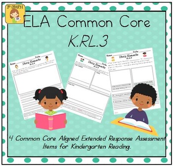 Preview of Kindergarten Reading Extended Response Set K.RL.3