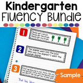 Kindergarten Reading Fluency Passages FREE Week Sample