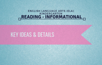 Preview of Kindergarten Reading - Informational