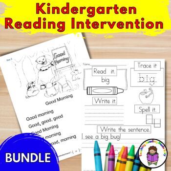 Preview of Kindergarten Reading Intervention | Reading Curriculum for Kindergarten