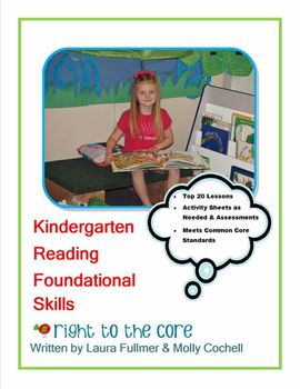 Preview of Kindergarten Foundational Reading Skills - An Entire Year of Lessons