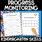 Kindergarten Reading Phonics and Math Progress Monitoring 