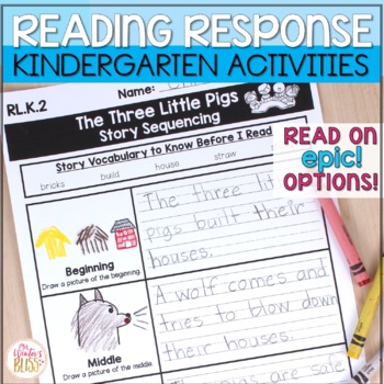 Preview of Kindergarten Reading Response Activities