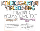 Kindergarten Reading Standards Common Core: Literature and