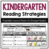 Kindergarten Reading Strategies: Lessons + Posters for Eme