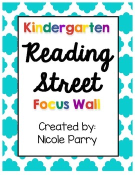 Preview of Kindergarten Reading Street Focus Wall