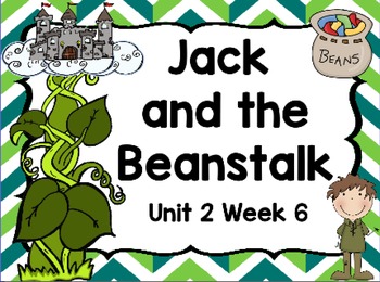 Preview of Kindergarten Reading Street Jack and the Beanstalk Days 3-5 Flipchart