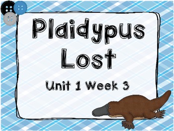 Preview of Kindergarten Reading Street Plaidypus Lost Unit 1 Week 3 Flipchart