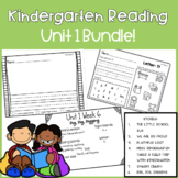 Kindergarten Reading Unit 1 Bundle! (Pairs with Reading St