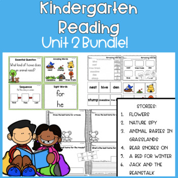 Preview of Kindergarten Reading Unit 2 Bundle! (Pairs with Reading Street Unit 2)