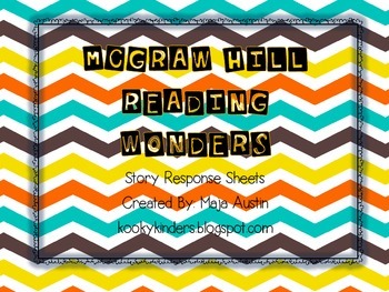 Preview of Kindergarten-Reading Wonders-Big Book Response Sheets