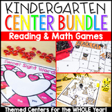 Kindergarten Reading and Math Games BUNDLE