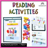 Kindergarten Reading centres | Reading Group Activities