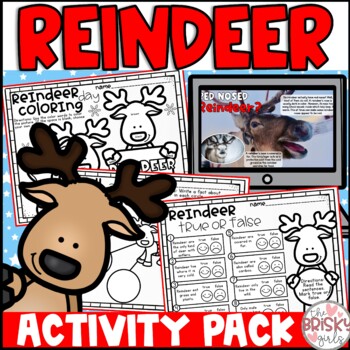 Kindergarten Reindeer | Reindeer Day by The Brisky Girls | TPT