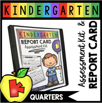 Preview of Kindergarten Report Card - Parent Teacher Conferences Quarters Editable Forms