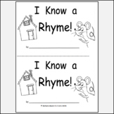 Kindergarten Rhyme Reproducible Printable Book K.RF.2a