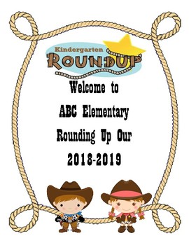 Preview of Kindergarten Round-Up