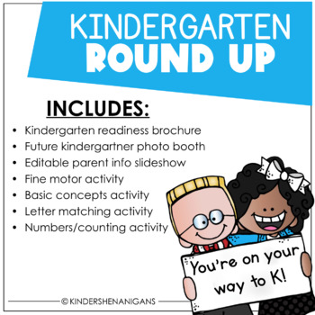 Preview of Kindergarten Round Up