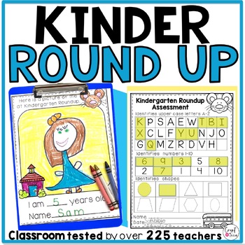Preview of Kindergarten Round Up Activities and Assessment/ Kindergarten Open House