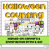 Kindergarten Halloween Math Centers