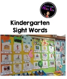 Kindergarten Weekly Sight Words