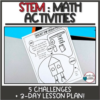 Preview of Kindergarten STEM Math Activities with Book Companion Lesson Plans