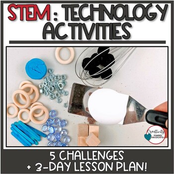 Preview of Kindergarten STEM Technology Activities and Book Companion Lesson Plans