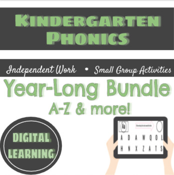 Preview of Kindergarten Saxon Phonics Year-Long Bundle