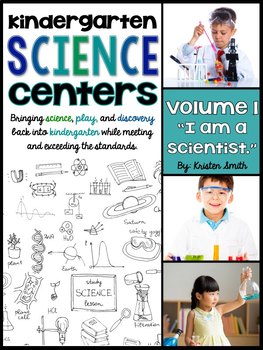 Preview of Kindergarten Science Centers - I Am A Scientist.