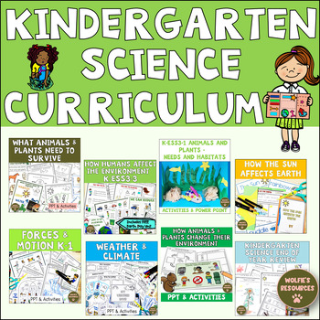 Preview of Kindergarten Science Curriculum Bundle