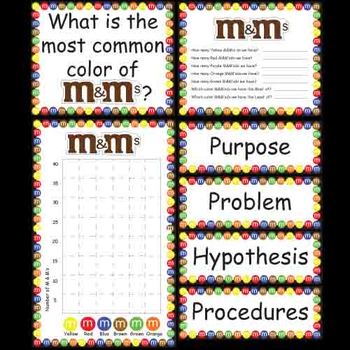 Science Fair Project - M&M's by Kindergarten Supplies | TpT
