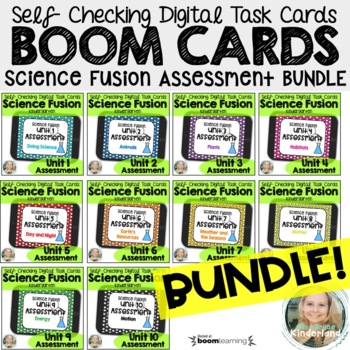 Preview of Kindergarten Science Fusion Assessment BUNDLE