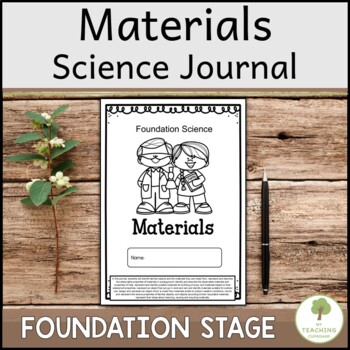 Preview of Kindergarten Science Journal - Properties of Materials