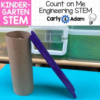 Preview of Kindergarten Science Lesson Simple Engineering STEM Challenge