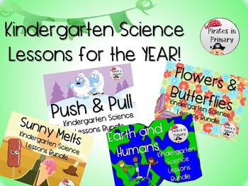 Preview of Kindergarten Science Lessons For the YEAR! **NGSS Aligned**