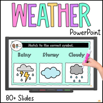 Preview of Kindergarten Science Lessons - Weather, Seasons and Temperature