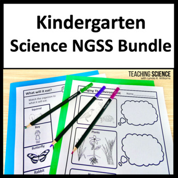 Preview of NGSS Kindergarten Year Long Kindergarten Science Lesson & Science Activities