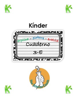Preview of Kindergarten Science Notebook SPANISH
