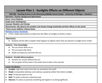 Kindergarten Lesson A Place in the Shade-An Engineering Challenge