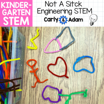 Preview of Kindergarten Science and Engineering Not a Stick  Read Aloud STEM Challenge
