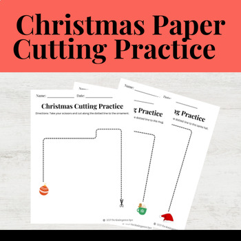 Preview of Kindergarten Scissor Cutting Practice Set - 10 Sheets